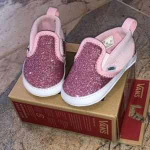 Glitter pink baby vans!